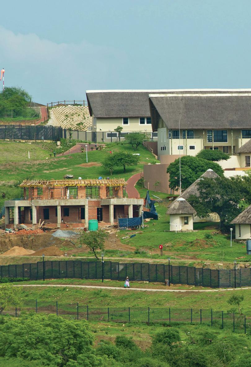 Former President Zuma's Nkandla estate after R246-million taxpayer-funded refurbishments. October 2012. (Gallo Images/Cornel van Heerden)