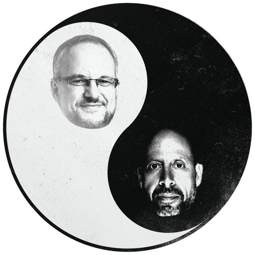 Stephen Grootes and Richard Poplak, the yin & yang of Daily Maverick
